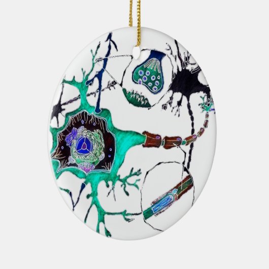 Neuron. Keramisch Ornament (Rechts)