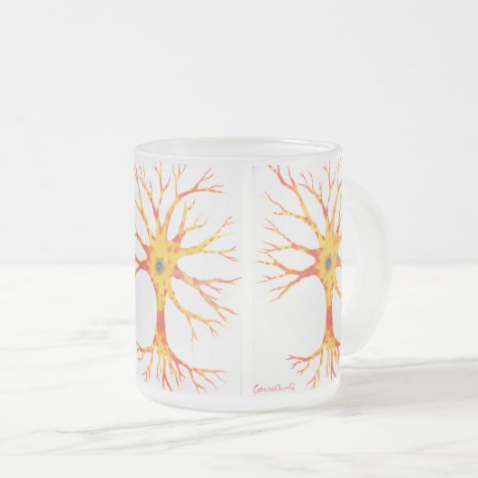 Neuron Matglas Koffiemok (Voorkant rechts)