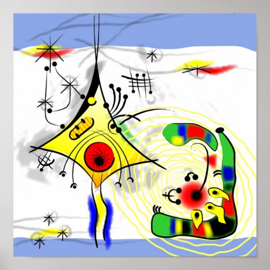 Neuron-poster Poster (Voorkant)