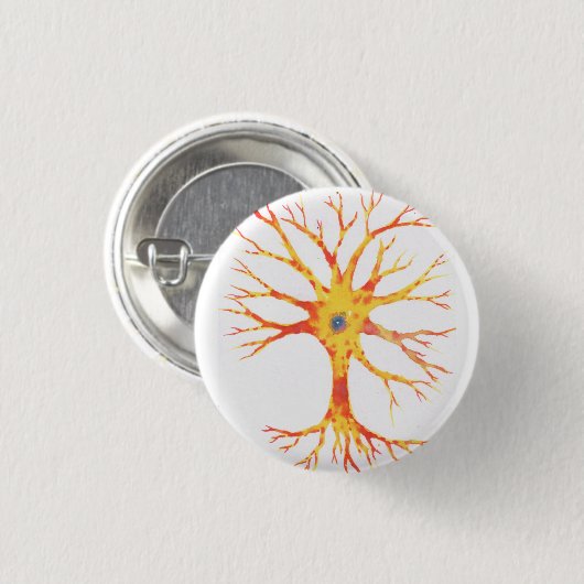 Neuron Ronde Button 3,2 Cm (Voorkant /achterkant)