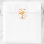 Neuron Ronde Sticker (Tas)