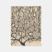Neuron Tekening door Santiago Ramón y Cajal Fleece Deken (Voorkant)