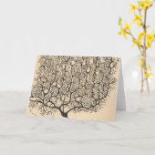 Neuron Tekening door Santiago Ramón y Cajal Kaart (Gele Bloem)