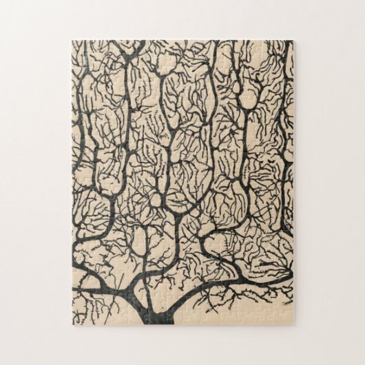 Neuron Tekening door Santiago Ramón y Cajal Legpuzzel (Verticaal)