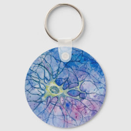 Neuron Waterverf Blue - Sleutelhanger