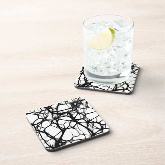 Neuronal Web 1 Bier Onderzetter (Rechterzijde)