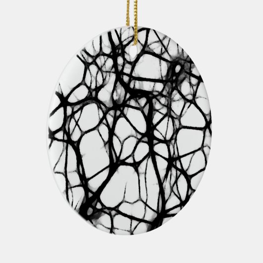 Neuronal Web 1 Keramisch Ornament (Rechts)