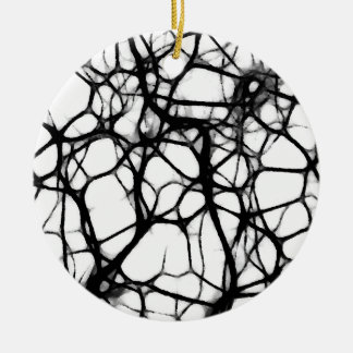 Neuronal Web 1 Keramisch Ornament