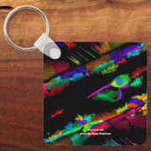 Neuronale celsleutelring sleutelhanger (Voorkant)