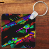 Neuronale celsleutelring sleutelhanger (Achterkant)