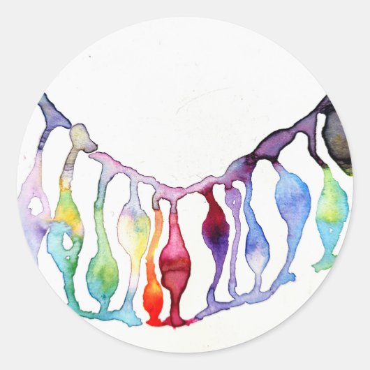 Neuronale stamcellen ronde sticker (Voorkant)