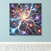Neuronen canvas kunst (Insitu (Houten vloer))