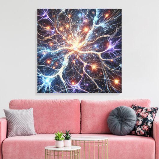 Neuronen canvas kunst (Insitu (Woonkamer))