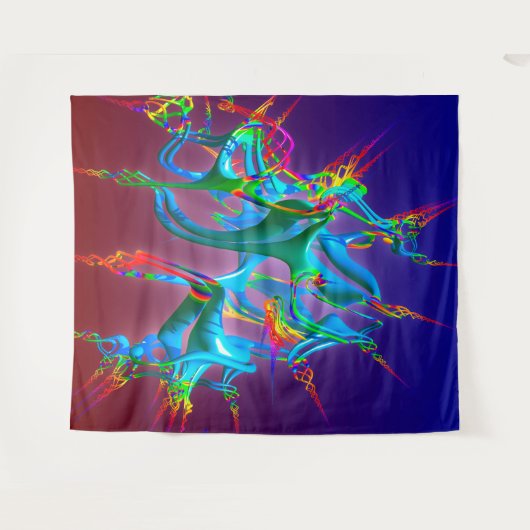 Neuronen Connection Tapestry Wandkleed (Voorkant (horizontaal))