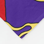 Neuronen en Glia Fleece Deken (Hoek)