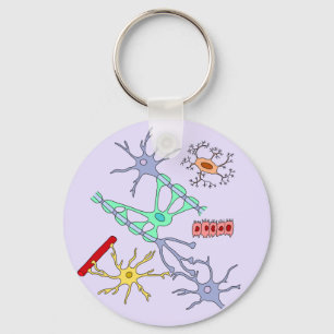 Neuronen en Glia Sleutelhanger