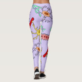 Neuronen en gliacellen leggings (Achterkant)