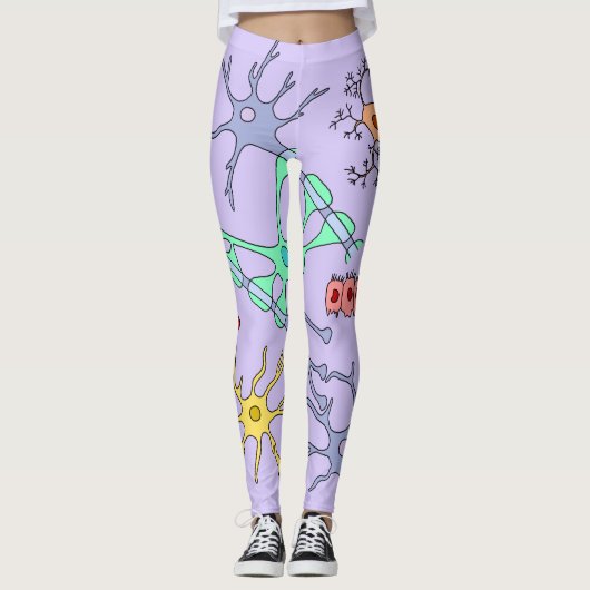 Neuronen en gliacellen leggings (Voorkant)