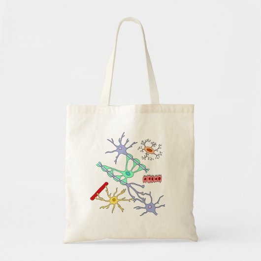 Neuronen en gliacellen tote bag (Voorkant)