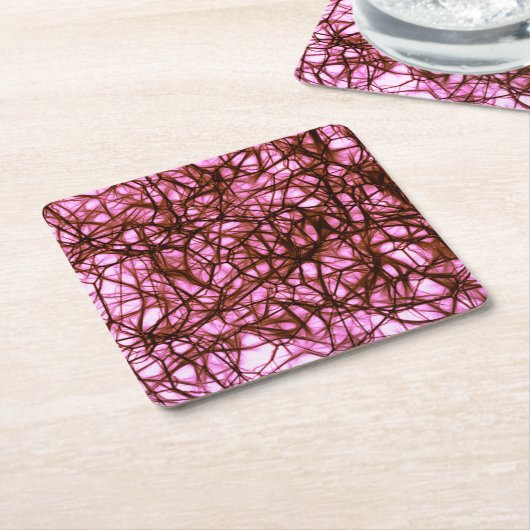 Neuronen Kartonnen Onderzetters (Schuin)