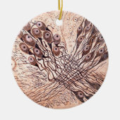 Neuronen van Cajal 1 Keramisch Ornament (Voorkant)