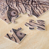 Neuronen van Cajal 1 Legpuzzel (Zijkant)