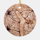 Neuronen van Cajal 3 Keramisch Ornament (Voorkant)