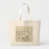 Neuronen van Cajal 8 Grote Tote Bag (Voorkant)