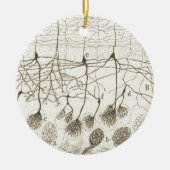 Neuronen van Cajal 8 Keramisch Ornament (Voorkant)