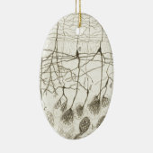 Neuronen van Cajal 8 Keramisch Ornament (Rechts)