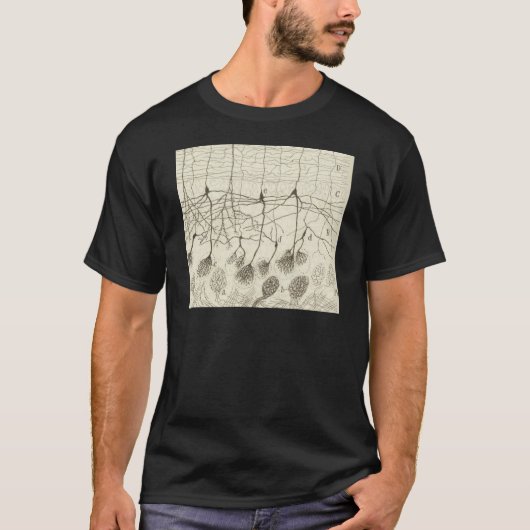 Neuronen van Cajal 8 T-shirt (Voorkant)