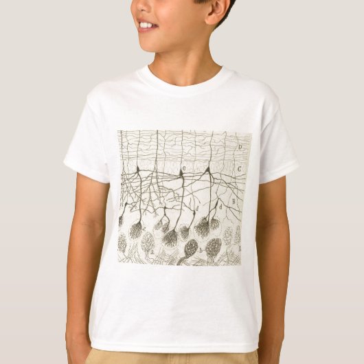 Neuronen van Cajal 8 T-shirt (Voorkant)