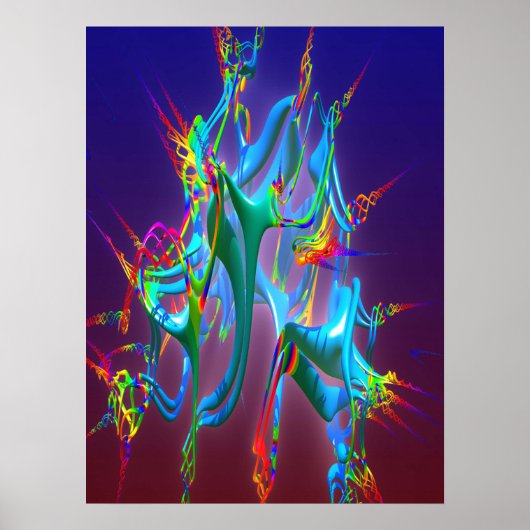 Neuronen-verbinding Poster (Voorkant)