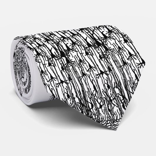 Neuronen voor allen stropdas (Opgerold)