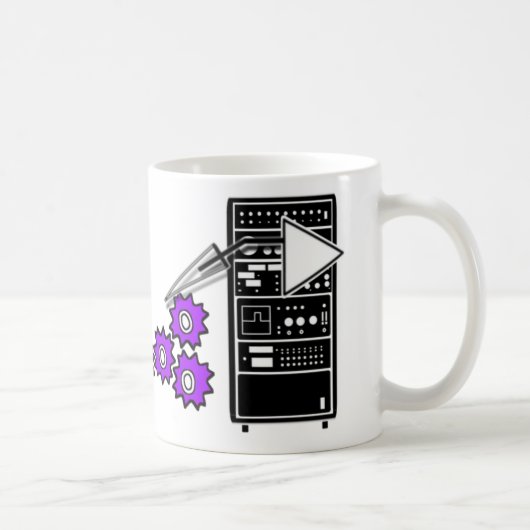 Neuronen vrezen me (geen tekst) koffiemok (Rechts)