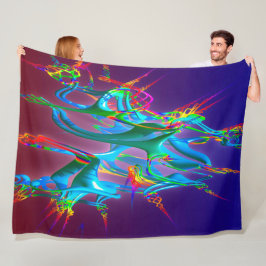 Neurons Connection Fleece Blanket Deken