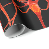 Neuronsneural,3d, anatomie,axon,bio,biologisch,bio cadeaupapier (Rol Hoek)