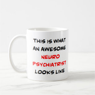 neuropsychiater, geweldige koffiemok