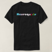 Neuroqueer transflag oneindige neurodivergent auti t-shirt (Design voorkant)