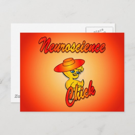 Neuroscience Chick #5 Briefkaart (Voorkant / Achterkant)