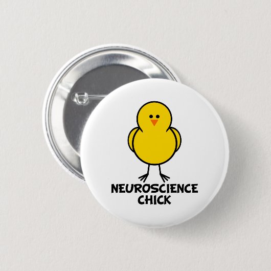 Neuroscience Chick Ronde Button 5,7 Cm (Voorkant /achterkant)