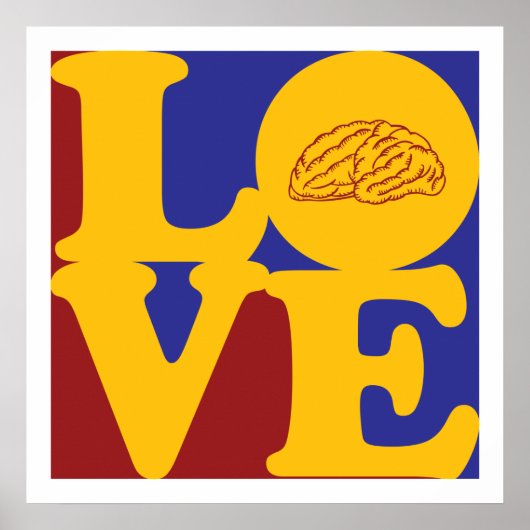 Neuroscience Love Poster (Voorkant)