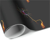 Neuroscience, neuron , science cadeaupapier (Rol Hoek)