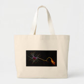 Neuroscience, neuron , science grote tote bag (Voorkant)