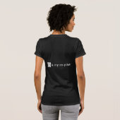 Neuroscience poster t-shirt (Achterkant volledig)