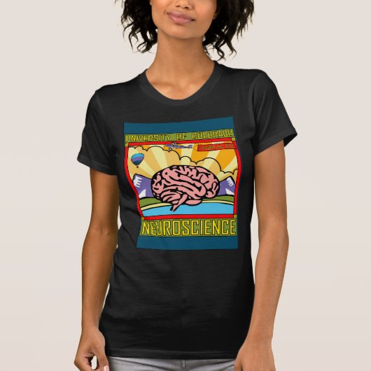 Neuroscience poster t-shirt (Voorkant)