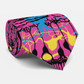 Neuroscience Retina Pink Stropdas (Opgerold)