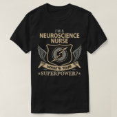 Neuroscience Verpleger Superpower-object met taako T-shirt (Design voorkant)
