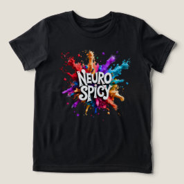 NEUROSPICIG neurodiversiteit autisme adhd dyslexie Tri-Blend Shirt