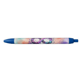Neurospicy ADHD Autism Neurodiversity Symbol Blauwe Inkt Pen
